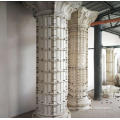 Carving marble stone stripe roman pillars column